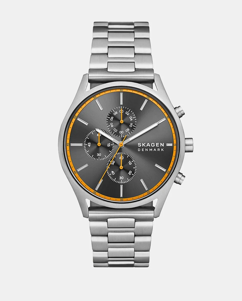 Мужские часы SKW6926 Стальной хронограф Skagen, серебряный 
Мужские часы SKW6926 Стальной хронограф Skagen, серебряный