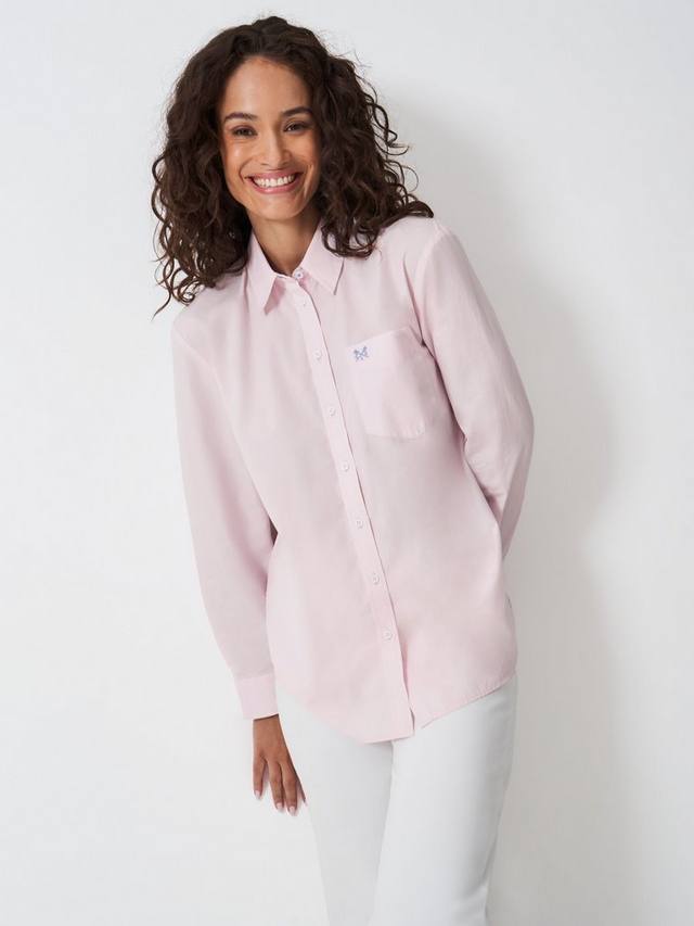 Хлопковая поплиновая рубашка Crew Clothing, Pastel Pink
Хлопковая поплиновая рубашка Crew Clothing, Pastel Pink