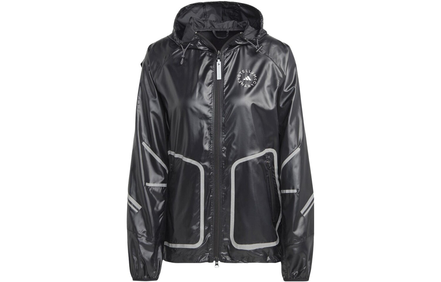 Куртка с капюшоном и застежкой-молнией от Stella McCartney Adidas
Куртка с капюшоном и застежкой-молнией от Stella McCartney Adidas