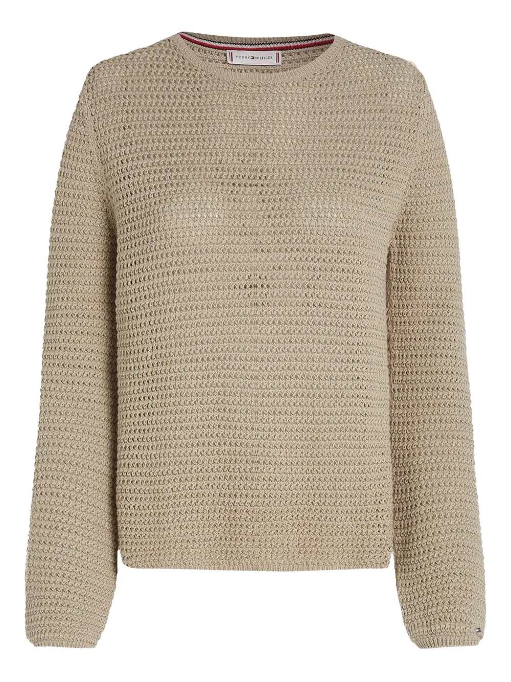 Джемпер с круглым вырезом и вафельной вязкой Tommy Hilfiger, нейтральный
Джемпер с круглым вырезом и вафельной вязкой Tommy Hilfiger, нейтральный