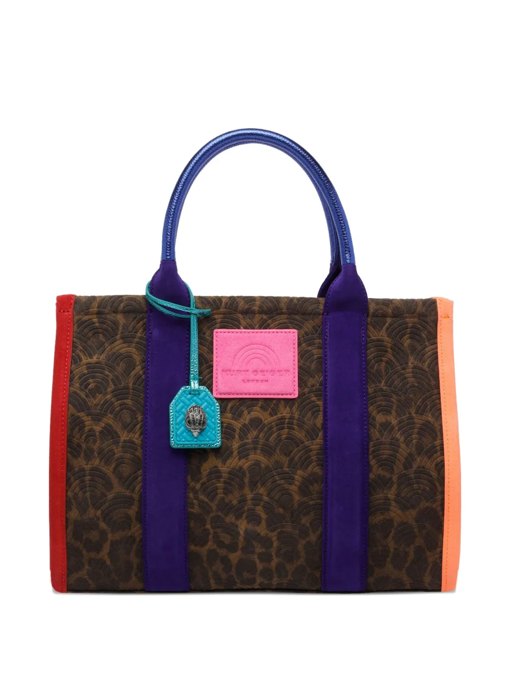 Сумка-тоут из замши Southbank Kurt Geiger London, коричневый
Сумка-тоут из замши Southbank Kurt Geiger London, коричневый