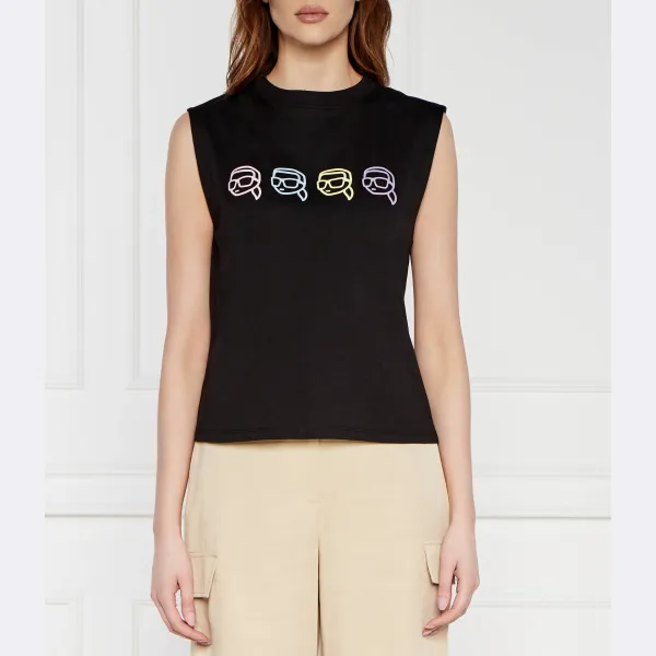 Блузка стандартного кроя Karl Lagerfeld, черный
Блузка стандартного кроя Karl Lagerfeld, черный