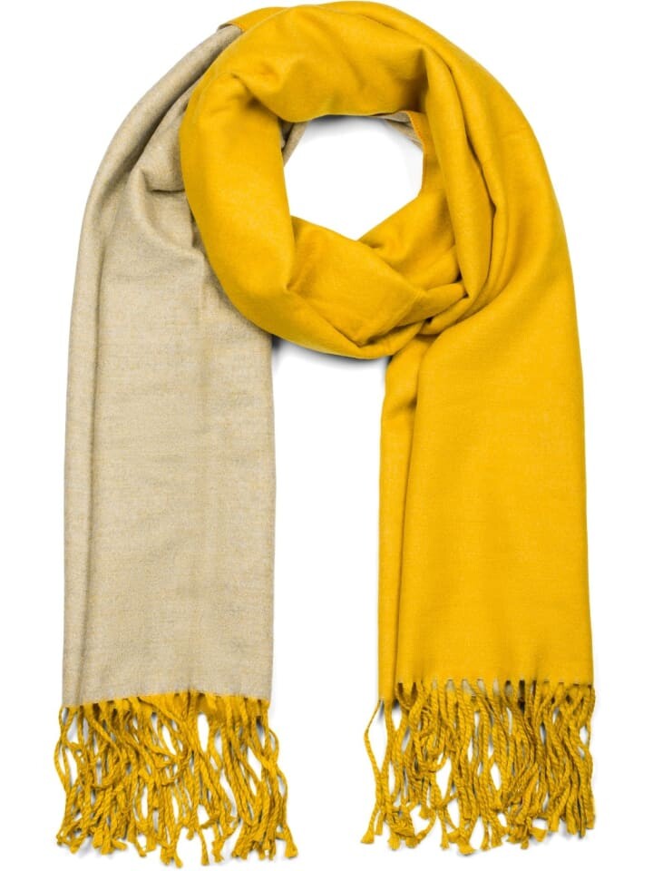 Шарф styleBREAKER, цвет curry/grau 
Шарф styleBREAKER, цвет curry/grau