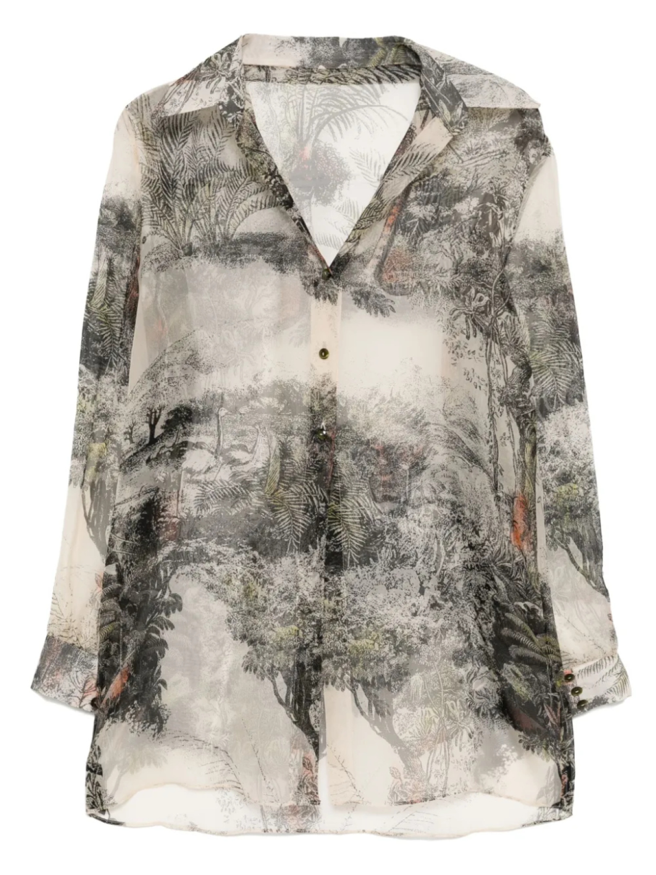 Рубашка с длинными рукавами и пейзажным принтом Isabel Sanchis, нейтральный
Рубашка с длинными рукавами и пейзажным принтом Isabel Sanchis, нейтральный