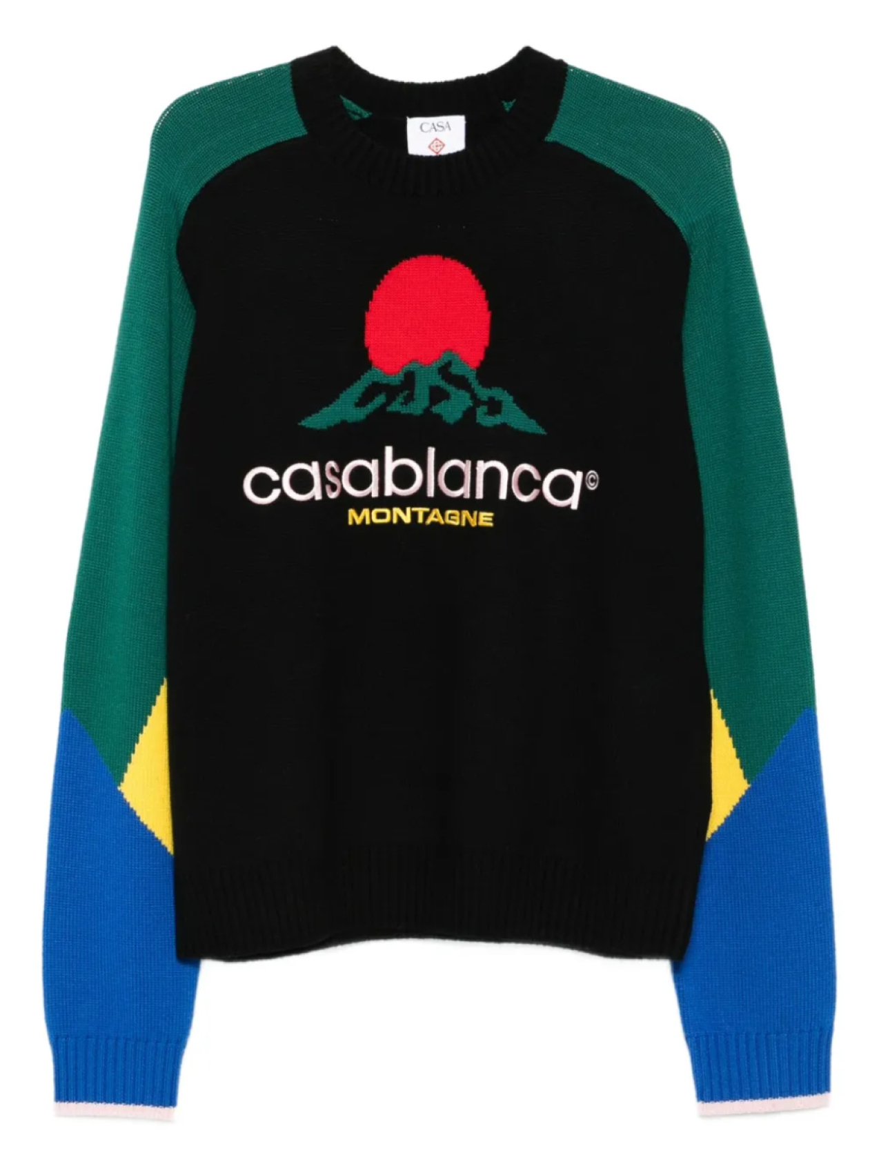 Свитер с вышитым логотипом Casablanca, черный
Свитер с вышитым логотипом Casablanca, черный