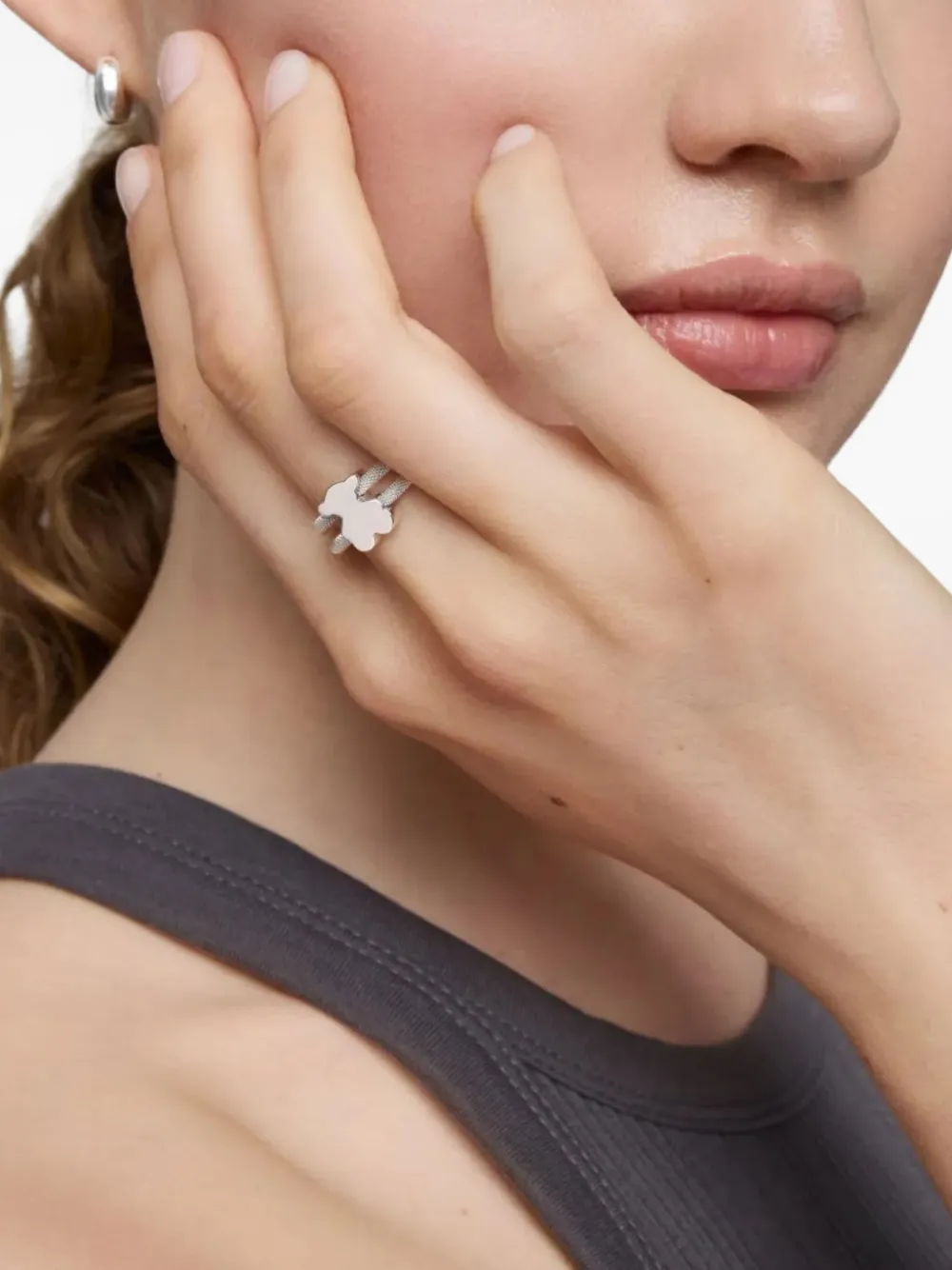 Кольцо-сетка Icon Tous, серебристый
Кольцо-сетка Icon Tous, серебристый