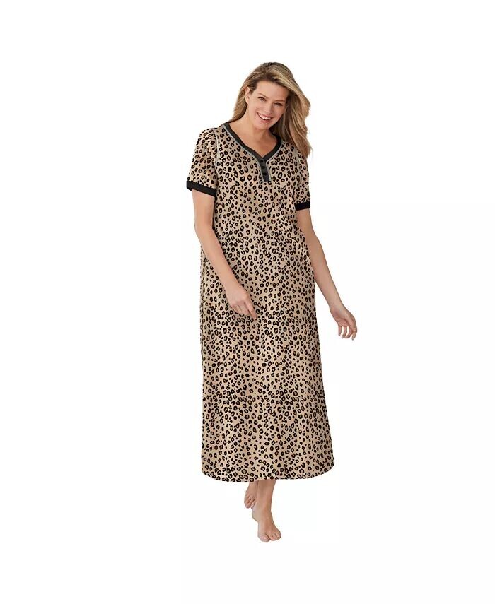 Длинная ночная рубашка больших размеров на пуговицах размера плюс Dreams & Co., мультиколор
Длинная ночная рубашка больших размеров на пуговицах размера плюс Dreams & Co., мультиколор