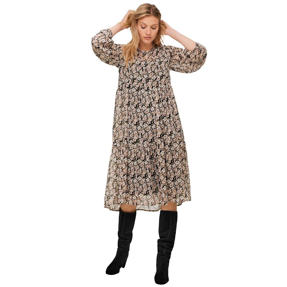 Женское прозрачное многослойное платье больших размеров Ellos, цвет Black Ivory Floral
Женское прозрачное многослойное платье больших размеров Ellos, цвет Black Ivory Floral