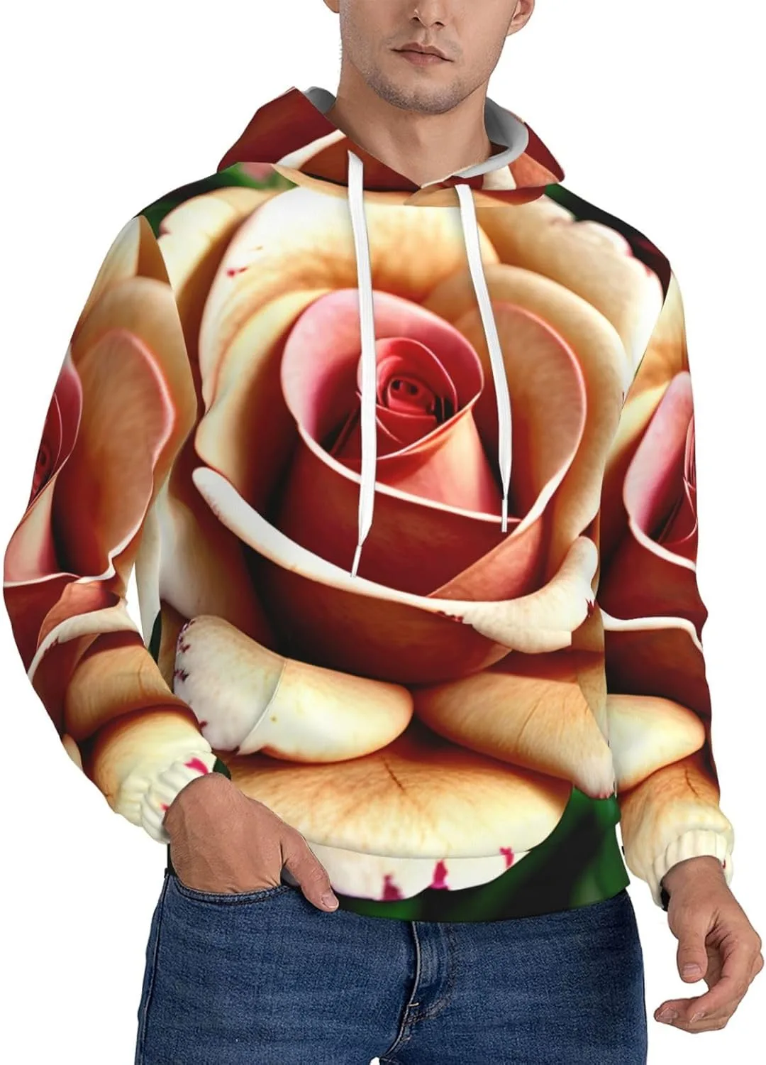 Мужская флисовая толстовка с капюшоном, с карманом, принт Rustic Rose Flower SamLng
Мужская флисовая толстовка с капюшоном, с карманом, принт Rustic Rose Flower SamLng