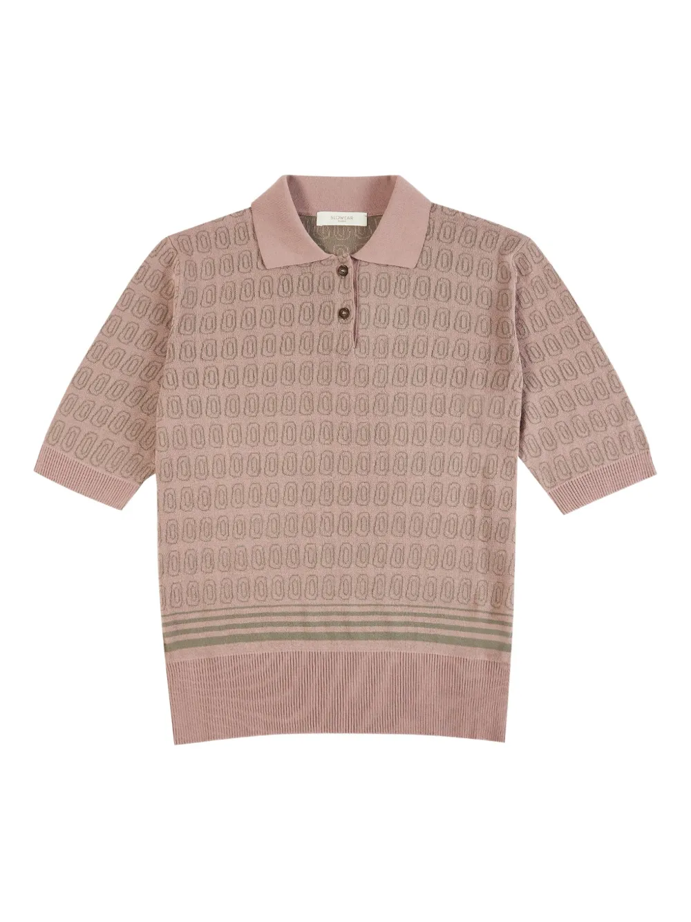 Рубашка поло с геометричным узором Zanone, розовый
Рубашка поло с геометричным узором Zanone, розовый