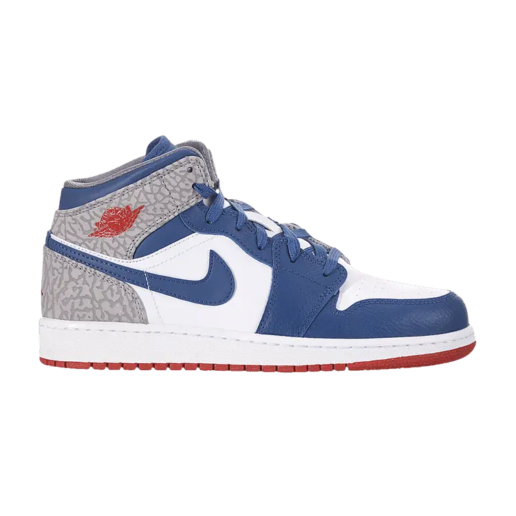 Кроссовки Air Jordan Air Jordan 1 Mid GS 'True Blue', белый
Кроссовки Air Jordan Air Jordan 1 Mid GS 'True Blue', белый