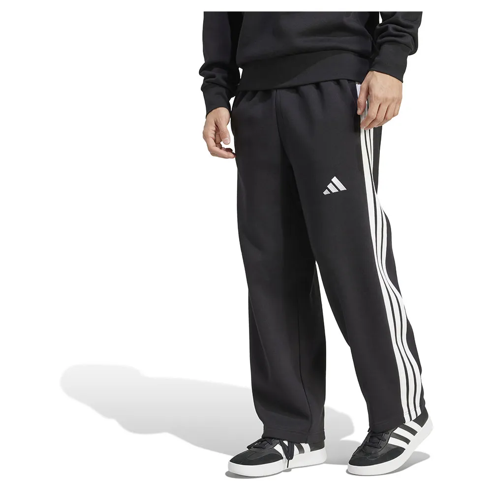 Брюки adidas Essentials 3 Stripes Fleece Wide Leg, черный
Брюки adidas Essentials 3 Stripes Fleece Wide Leg, черный