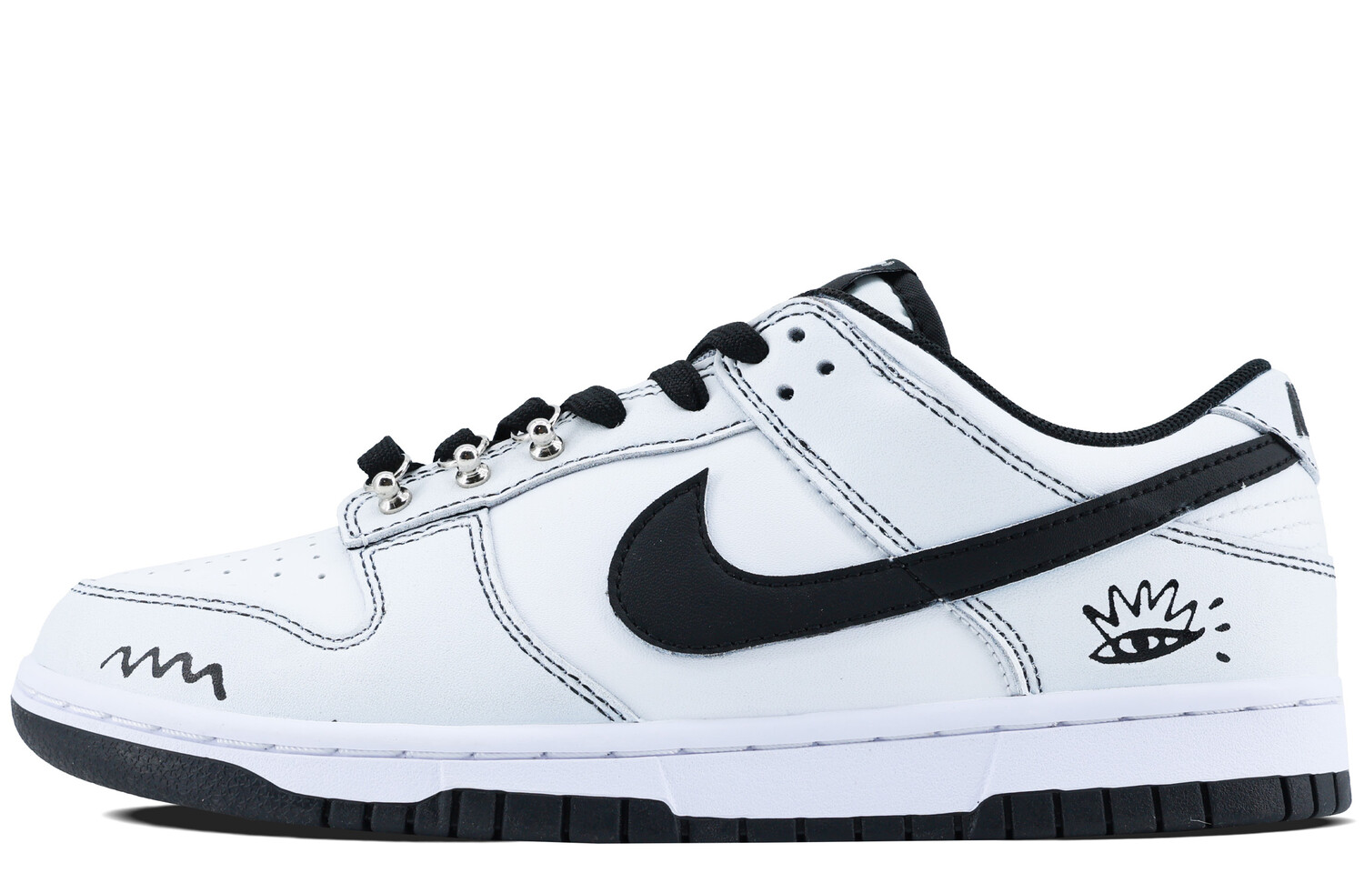 Кроссовки Nike Dunk Skateboard Shoes Unisex Low-Top Black White, черный/белый
Кроссовки Nike Dunk Skateboard Shoes Unisex Low-Top Black White, черный/белый