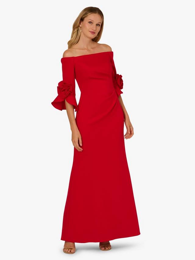 Платье Rosette Scuba Crepe Adrianna Papell, Super Red
Платье Rosette Scuba Crepe Adrianna Papell, Super Red