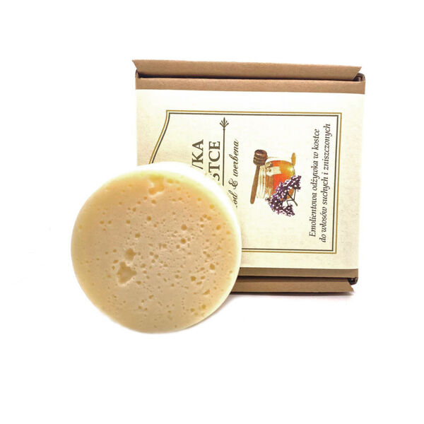 Кондиционер для волос кубик-мед и вербена, 70 г Z Natury Lepsze 
Кондиционер для волос кубик-мед и вербена, 70 г Z Natury Lepsze