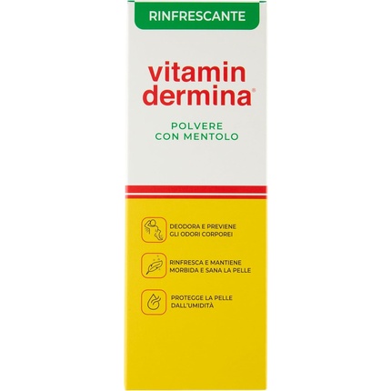 Витаминдермин ментоловый порошок 100 г Istituto Ganassini 
Витаминдермин ментоловый порошок 100 г Istituto Ganassini