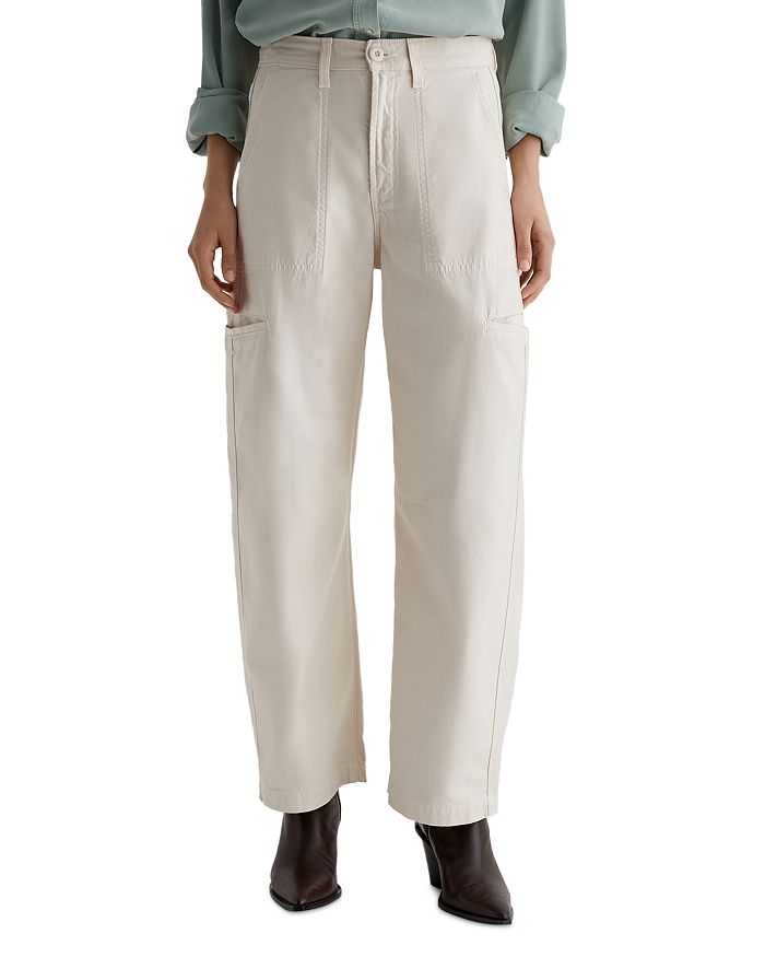 Хазал Джинсы с высокой посадкой и бочкообразными штанинами в цвете "Опаловый камень" AG, белый
Хазал Джинсы с высокой посадкой и бочкообразными штанинами в цвете "Опаловый камень" AG, белый