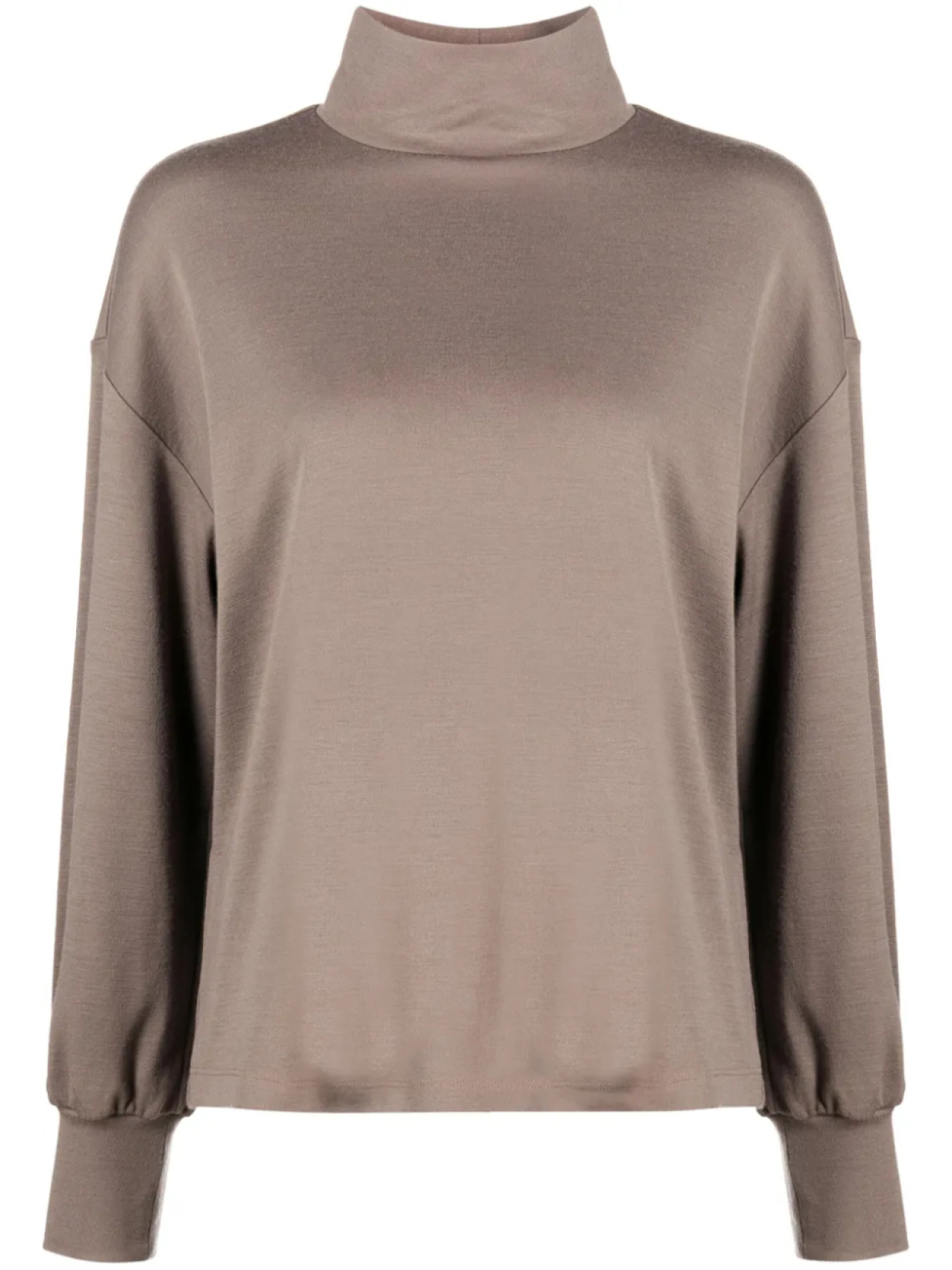 Шерстяной джемпер с воротником-стойкой Fabiana Filippi, коричневый
Шерстяной джемпер с воротником-стойкой Fabiana Filippi, коричневый