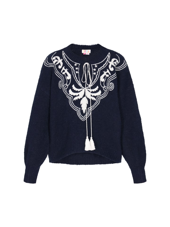 Женский свитер темно-синего цвета IZIA
Женский свитер темно-синего цвета IZIA