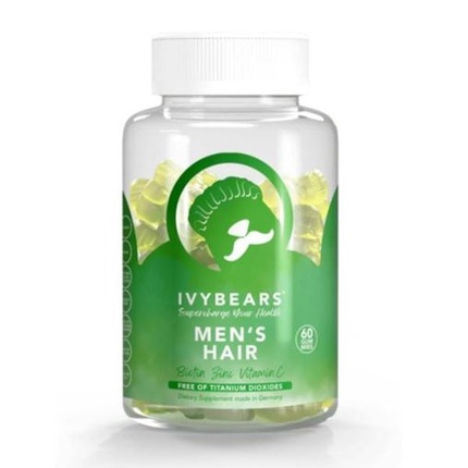 Добавка для здоровья волос для мужчин, 60 жевательных таблеток Ivybears
Добавка для здоровья волос для мужчин, 60 жевательных таблеток Ivybears