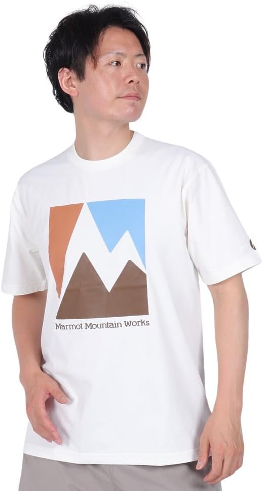 Мужская футболка Marmot с графическим принтом на тему активного отдыха, белый
Мужская футболка Marmot с графическим принтом на тему активного отдыха, белый