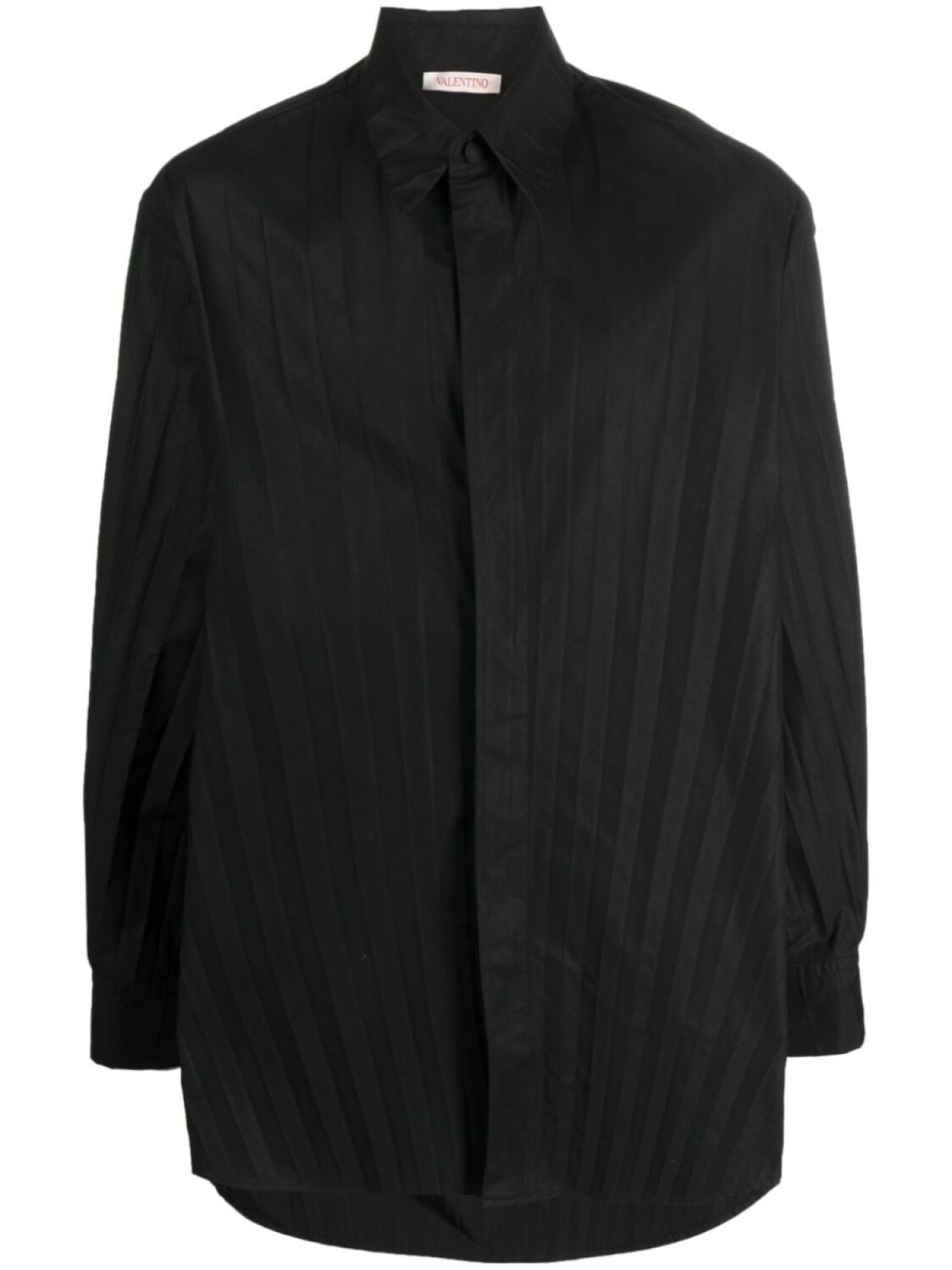 Valentino Garavani рубашка с длинными рукавами и плиссировкой, черный
Valentino Garavani рубашка с длинными рукавами и плиссировкой, черный