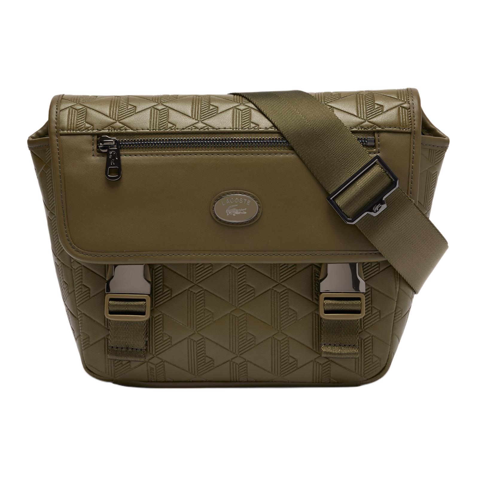 LACOSTE Полиуретановая наплечная сумка через плечо для мужчин зелёная, Green
LACOSTE Полиуретановая наплечная сумка через плечо для мужчин зелёная, Green