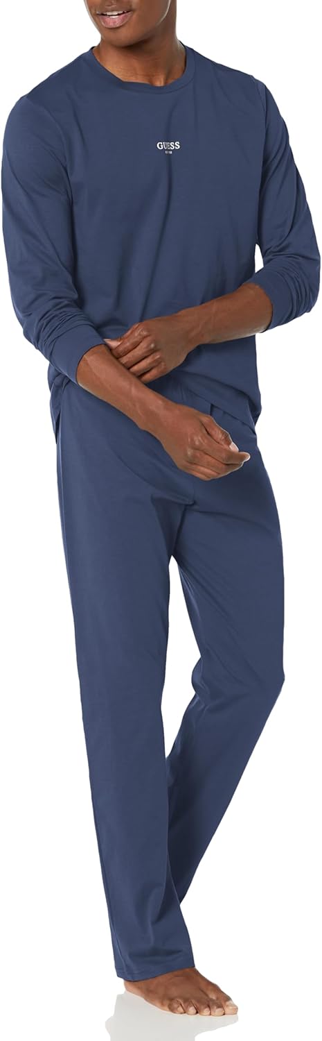 GUESS Мужской комплект пижамы Derrick Long, Silk Blue
GUESS Мужской комплект пижамы Derrick Long, Silk Blue
