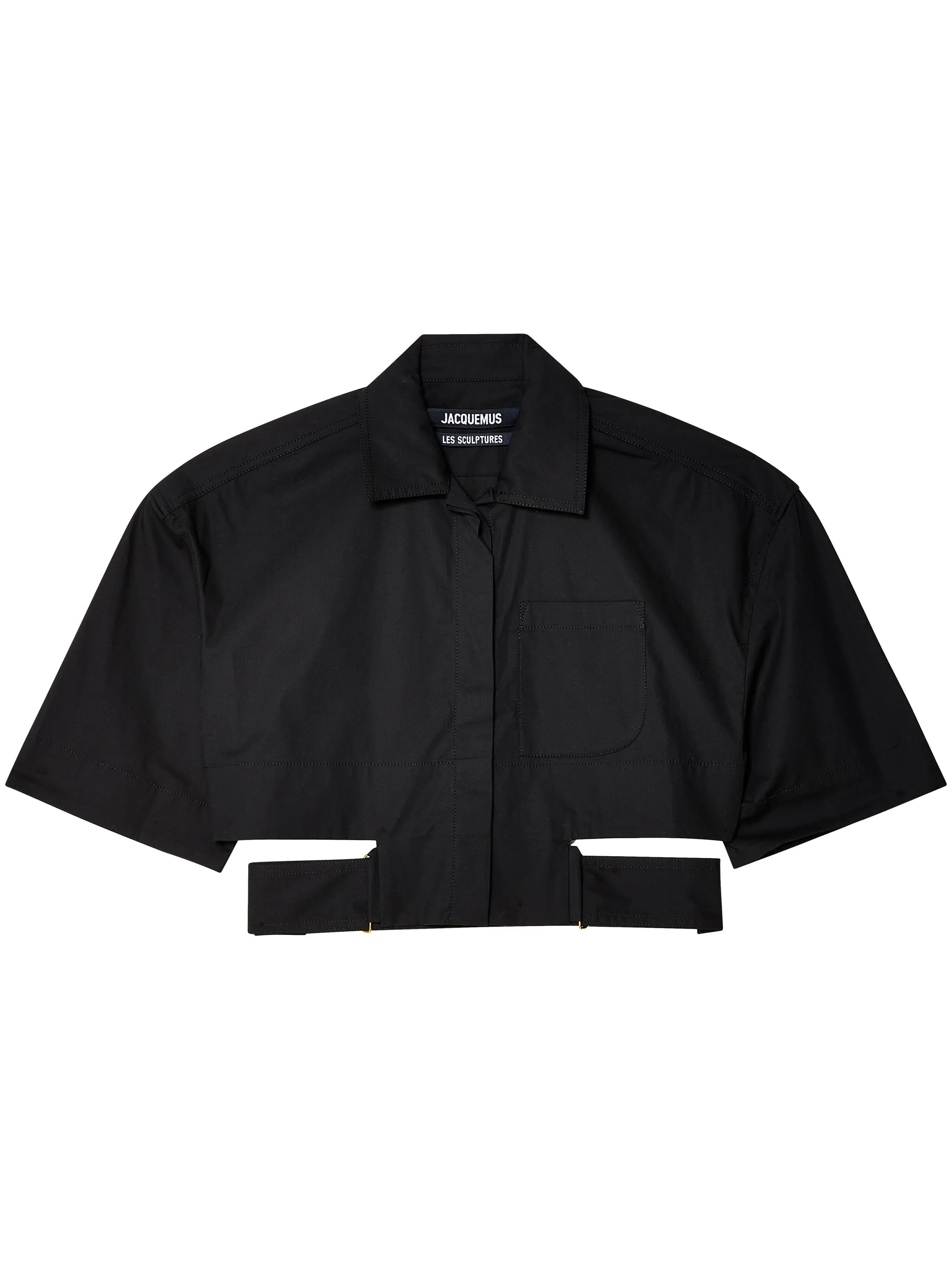 Рубашка La Chemise Courte Bari Jacquemus, черный
Рубашка La Chemise Courte Bari Jacquemus, черный