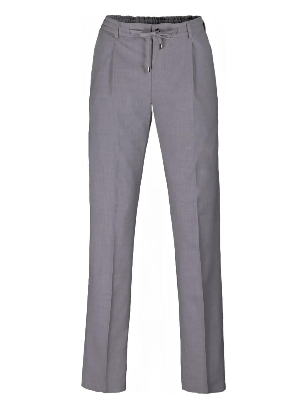 Брюки строгого кроя с кулиской Moorer, серый
Брюки строгого кроя с кулиской Moorer, серый