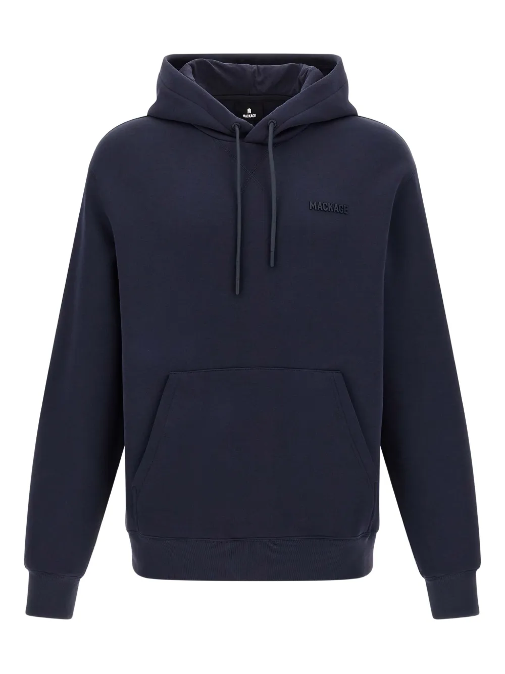 Худи с карманом-муфтой и вышитым логотипом Mackage, синий
Худи с карманом-муфтой и вышитым логотипом Mackage, синий