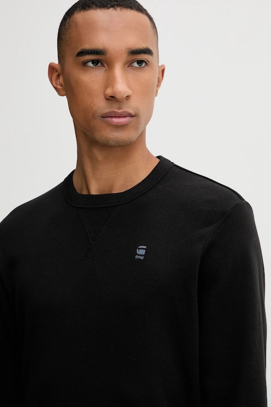 Хлопковый лонгслив G-Star, черный
Хлопковый лонгслив G-Star, черный