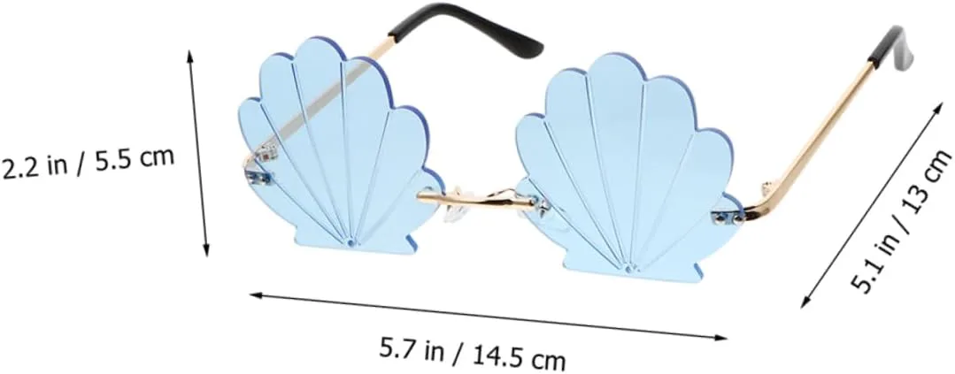 LIFKOME 2 пары солнцезащитных очков без оправы в форме ракушек для взрослых, легкие, оригинальные, для отдыха и уличной фотосъемки. В комплекте, Assorted Color
LIFKOME 2 пары солнцезащитных очков без оправы в форме ракушек для взрослых, легкие, оригинальные, для отдыха и уличной фотосъемки. В комплекте, Assorted Color