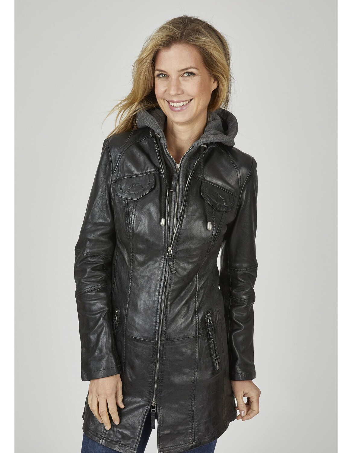 Кожаная куртка 7eleven Bresco, черный 
Кожаная куртка 7eleven Bresco, черный