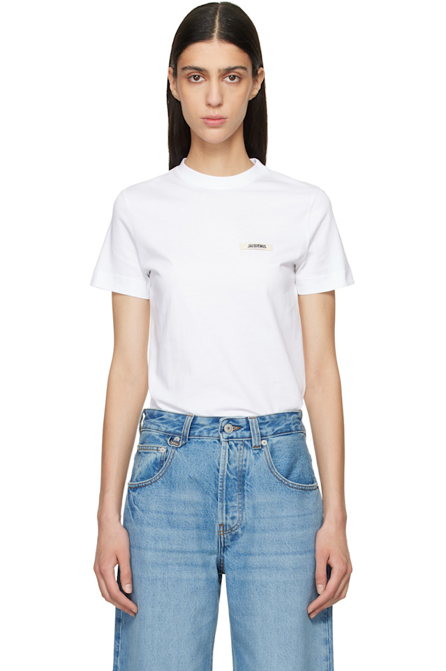 Футболка с коротким рукавом из грубой ткани Jacquemus, белый
Футболка с коротким рукавом из грубой ткани Jacquemus, белый
