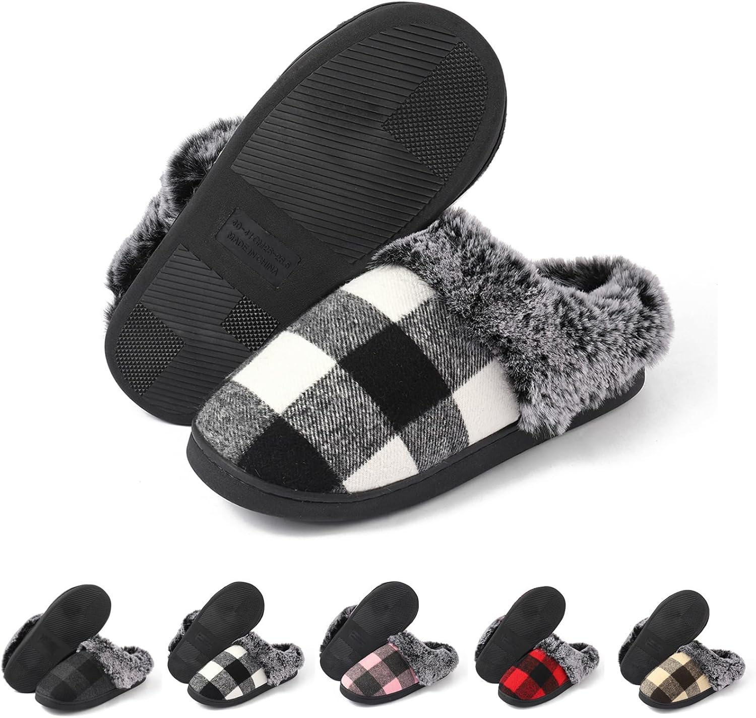 Домашние тапочки Yueerlu для женщин и мужчин, женские клетчатые тапочки для дома, уютные тапочки с эффектом памяти, пледовые тапочки с пушистым искусственным мехом, удобные, нескользящие, теплые, мягкие для дома и улицы, белый
Домашние тапочки Yueerlu для женщин и мужчин, женские клетчатые тапочки для дома, уютные тапочки с эффектом памяти, пледовые тапочки с пушистым искусственным мехом, удобные, нескользящие, теплые, мягкие для дома и улицы, белый