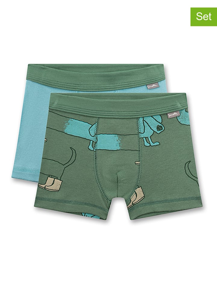 Sanetta Комплект из 2 штук: боксерские шорты светло-голубого/зеленого цвета
Sanetta Комплект из 2 штук: боксерские шорты светло-голубого/зеленого цвета