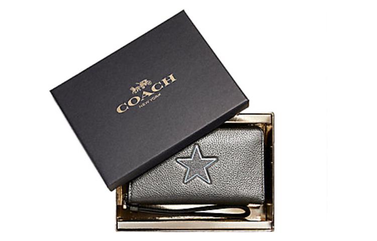 Кожаный клатч на запястье с кардхолдером и подарочной упаковкой мини для женщин COACH
Кожаный клатч на запястье с кардхолдером и подарочной упаковкой мини для женщин COACH