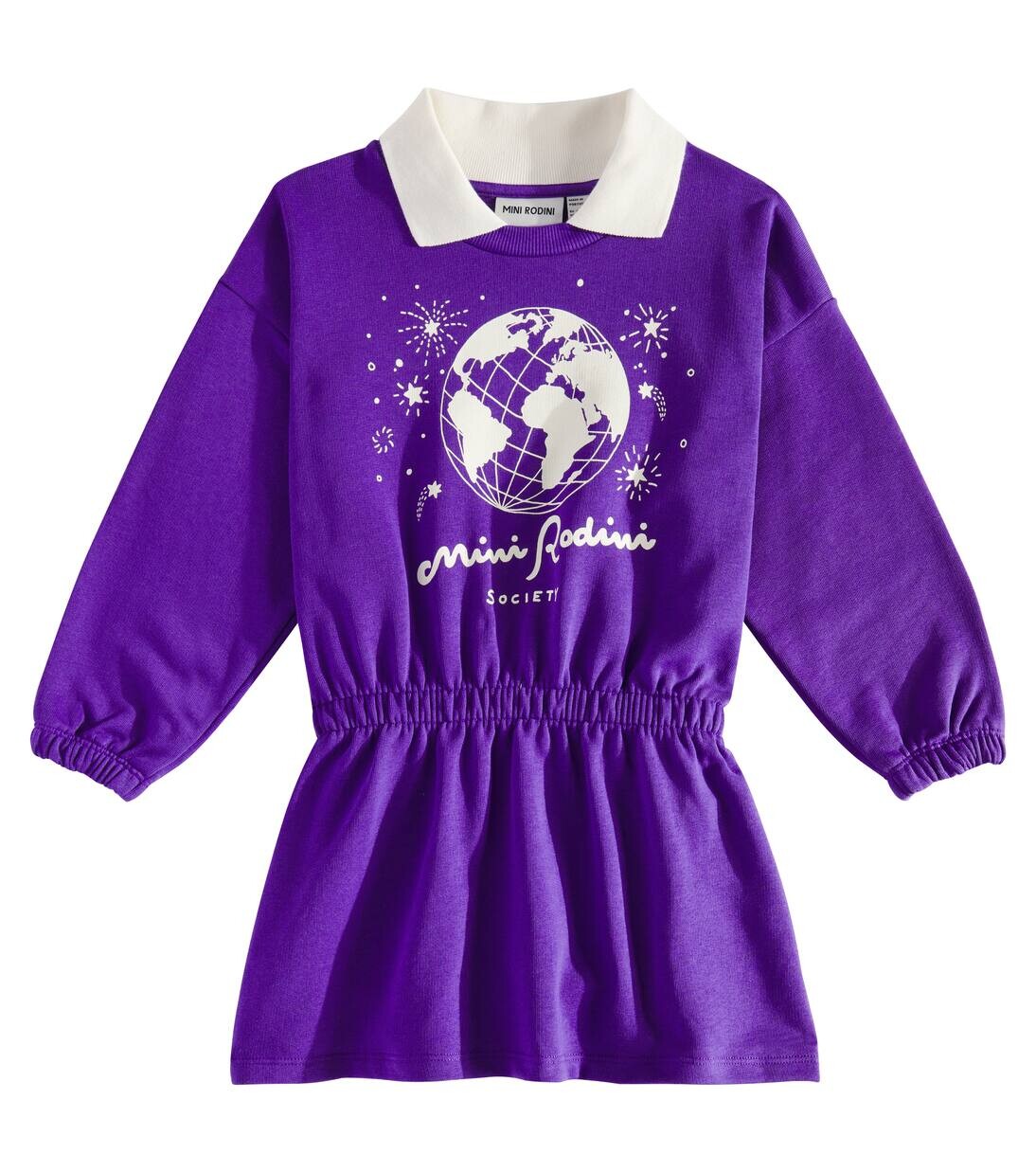 Платье-толстовка из хлопка Mini Rodini, фиолетовый
Платье-толстовка из хлопка Mini Rodini, фиолетовый