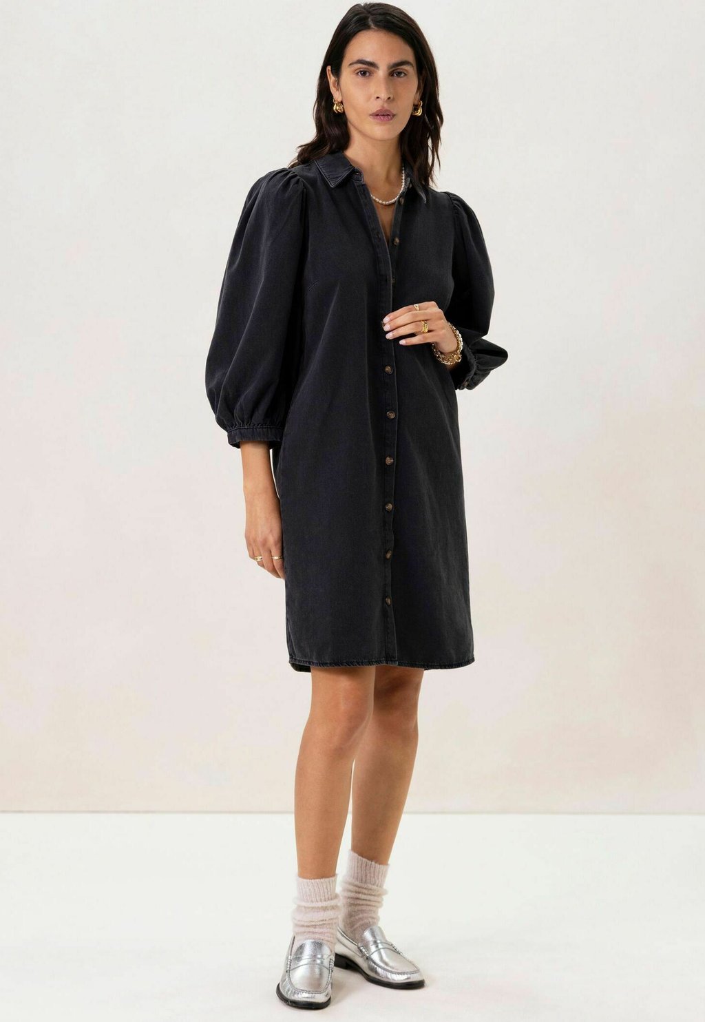 Джинсовое платье Sissy-Boy, темно-серый
Джинсовое платье Sissy-Boy, темно-серый