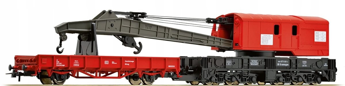 Железнодорожный кран с платформой Roco 56240
Железнодорожный кран с платформой Roco 56240