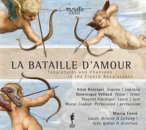 CD диск Arcadelt / Ferre / Borciani / Vellard / Fluckiger: La Bataille D'Amour - Tabulatures & Chansons in the French Renaissance
CD диск Arcadelt / Ferre / Borciani / Vellard / Fluckiger: La Bataille D'Amour - Tabulatures & Chansons in the French Renaissance