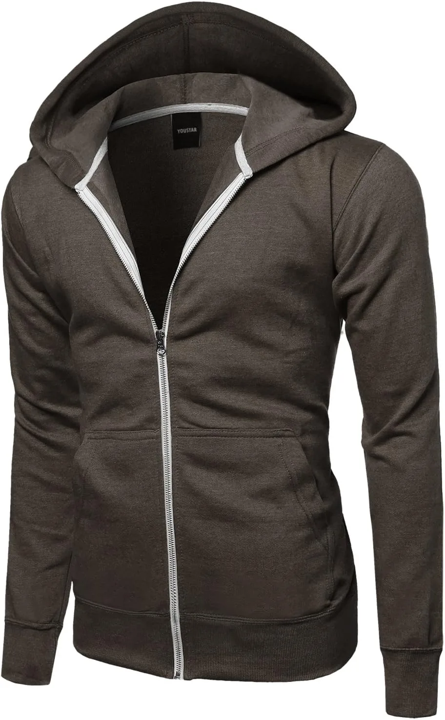 Youstar Basic Casual худи с длинными рукавами и карманом на молнии
Youstar Basic Casual худи с длинными рукавами и карманом на молнии