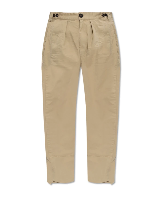 Брюки с широкими штанинами Dsquared2, бежевый
Брюки с широкими штанинами Dsquared2, бежевый