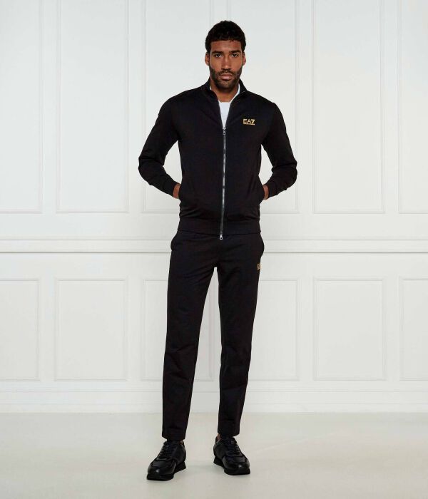 Спортивный костюм мужской Ea7 с толстовкой на молнии, черный
Спортивный костюм мужской Ea7 с толстовкой на молнии, черный