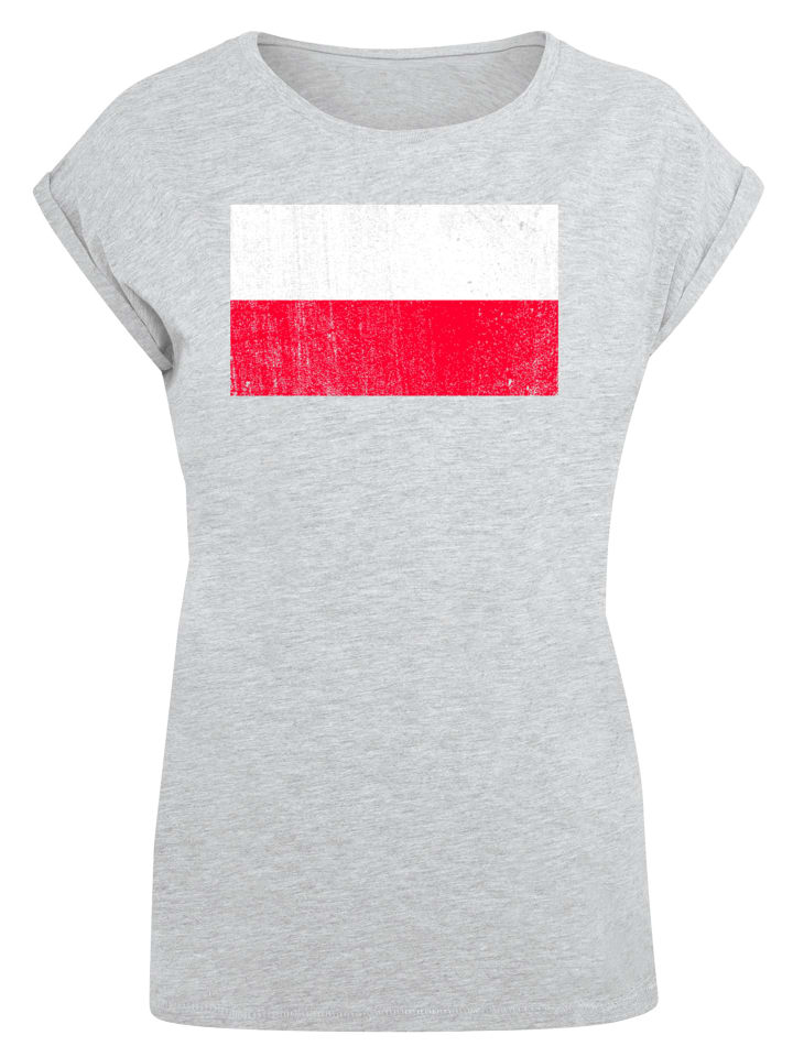 F4NT4STIC Футболка с изображением польского флага, выполненная в серо-меланитовой гамме, с эффектом потертости
F4NT4STIC Футболка с изображением польского флага, выполненная в серо-меланитовой гамме, с эффектом потертости