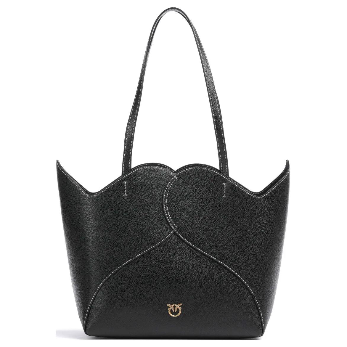 Сумка-шоппер из зернистой кожи, шоппер, дамская сумка, сумка через плечо черная PINKO
Сумка-шоппер из зернистой кожи, шоппер, дамская сумка, сумка через плечо черная PINKO