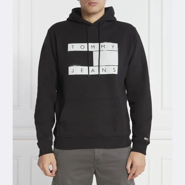 Толстовка стандартного кроя с флагом и спреем Tommy Hilfiger, черный
Толстовка стандартного кроя с флагом и спреем Tommy Hilfiger, черный