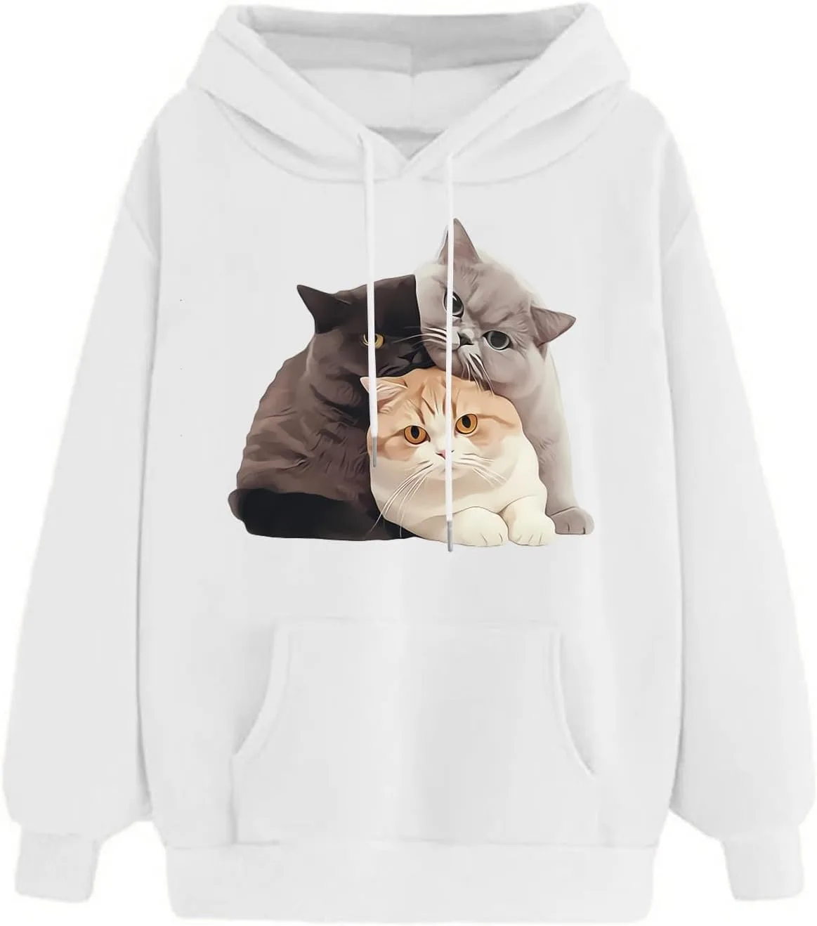 Женский худи с принтом кошки Smxrfitk
Женский худи с принтом кошки Smxrfitk