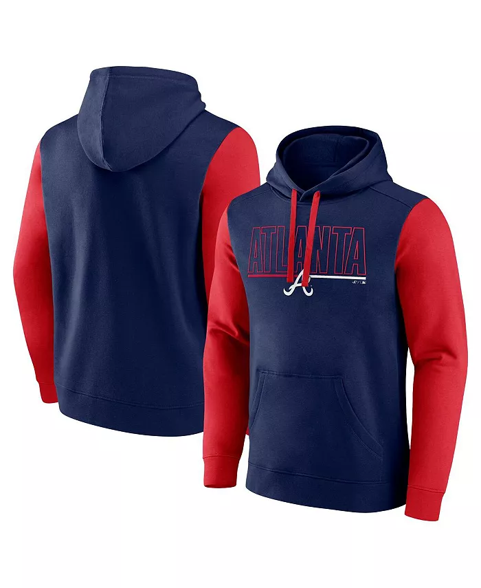 Мужской синий флисовый худи Atlanta Braves Outline Fanatics
Мужской синий флисовый худи Atlanta Braves Outline Fanatics